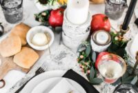 Black & White Thanksgiving Tablescape – Celebrations at Home