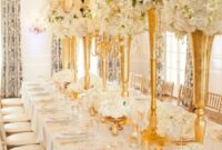 GLAMOROUS GOLD AND IVORY WEDDING THEME  Ivory wedding decor