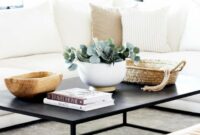 Coffee Table Decor Ideas – Plank and Pillow