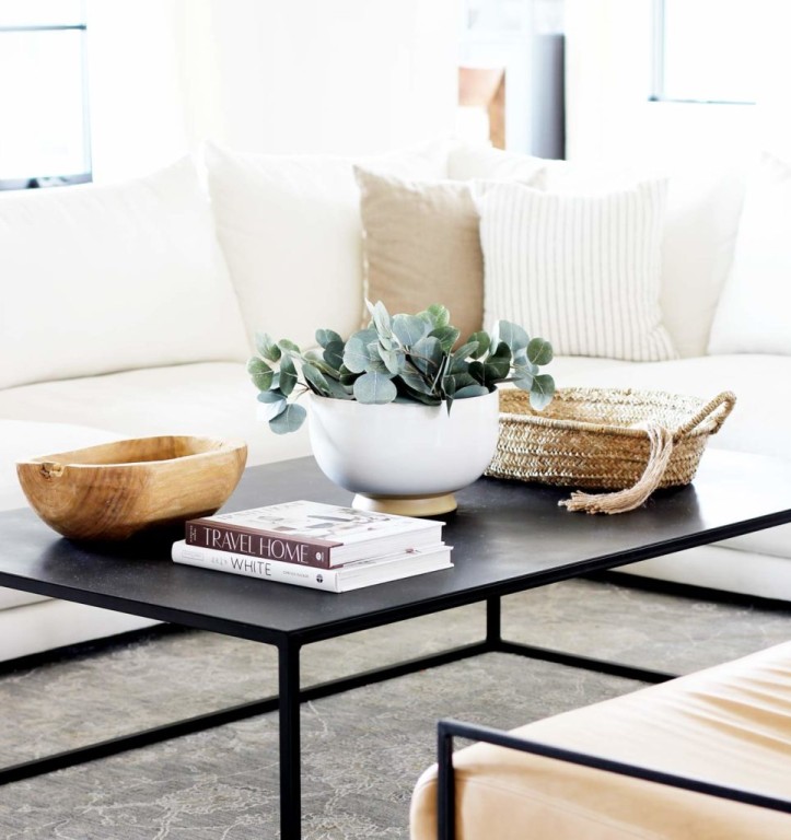 Coffee Table Decor Ideas - Plank and Pillow